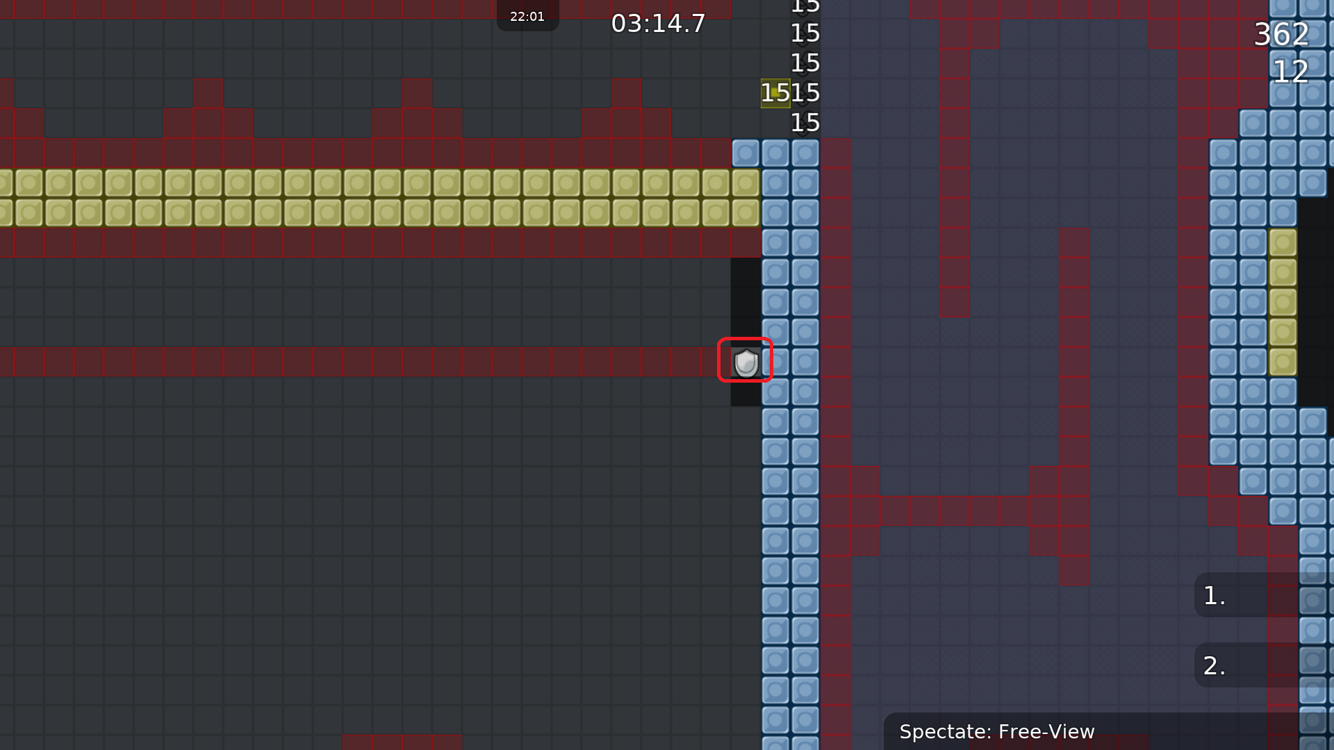 Add a freeze entity.