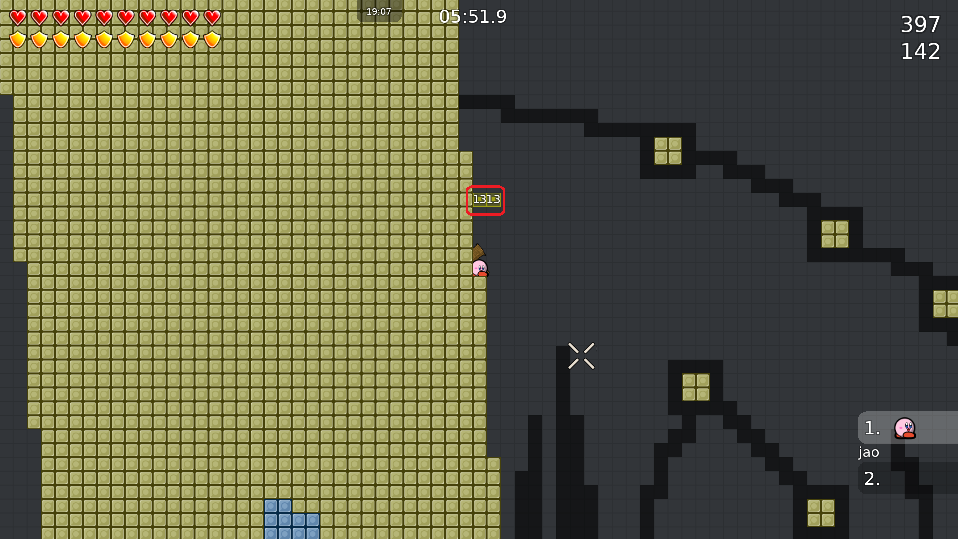 Place these TO-teles at a better spot that won't cause blocking and people running into freeze after getting ported.