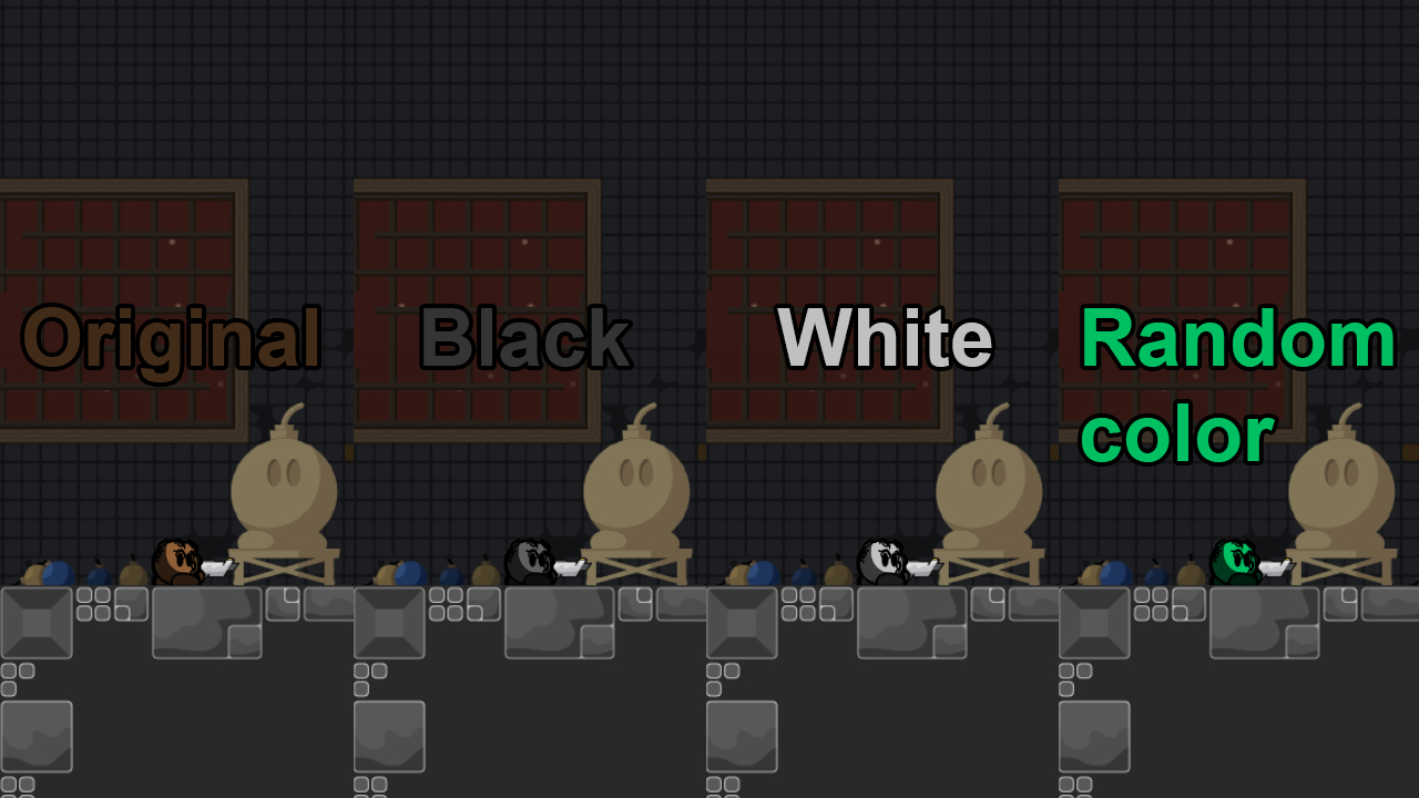 In game with differents colors