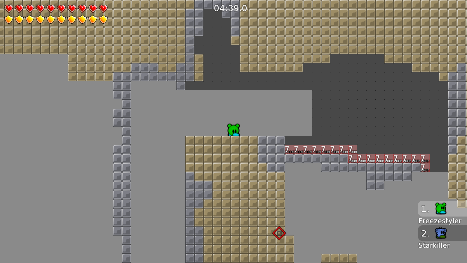 Rocket combined with hooking ground.