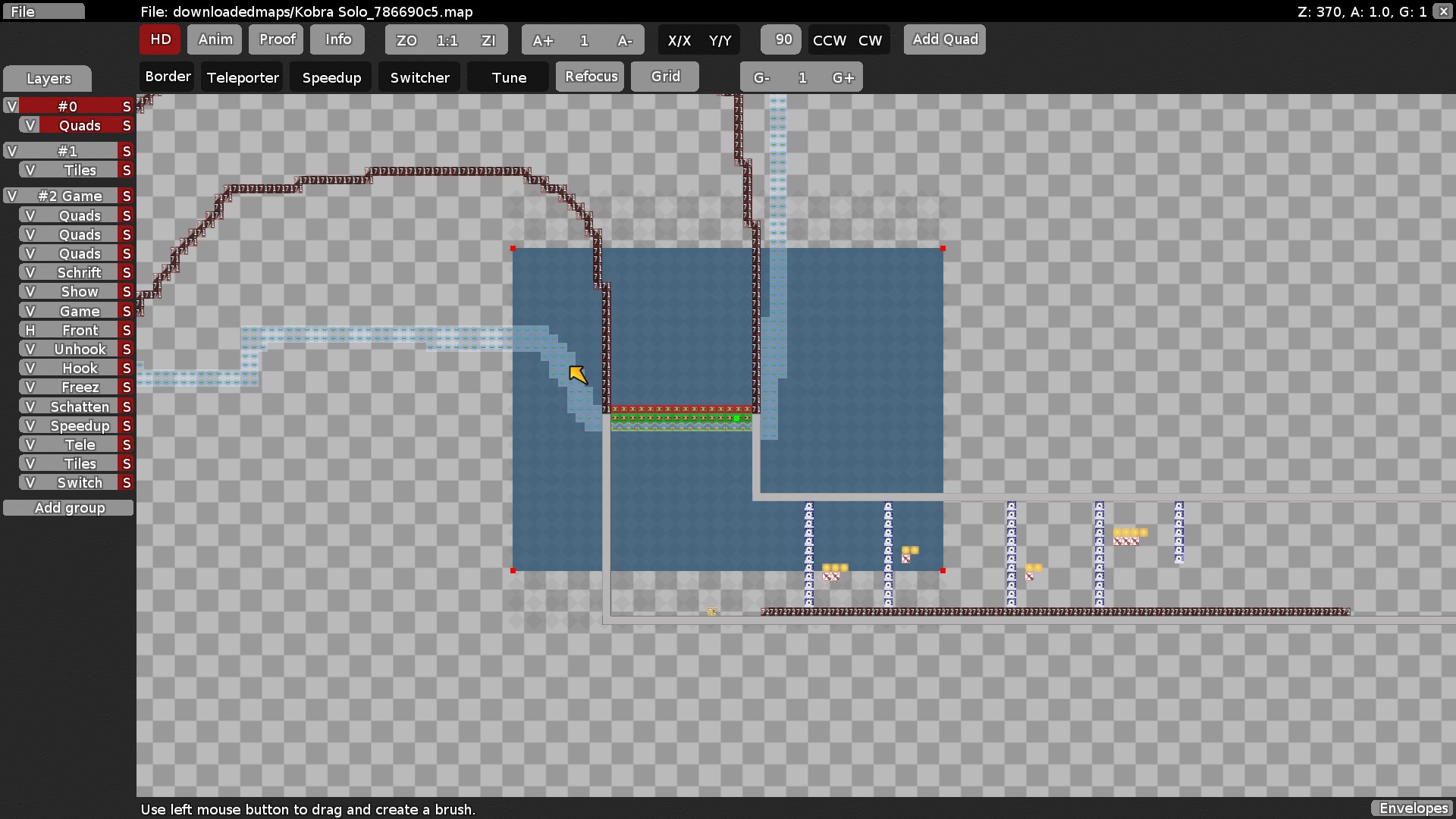 found in the editor, it's on front layer.