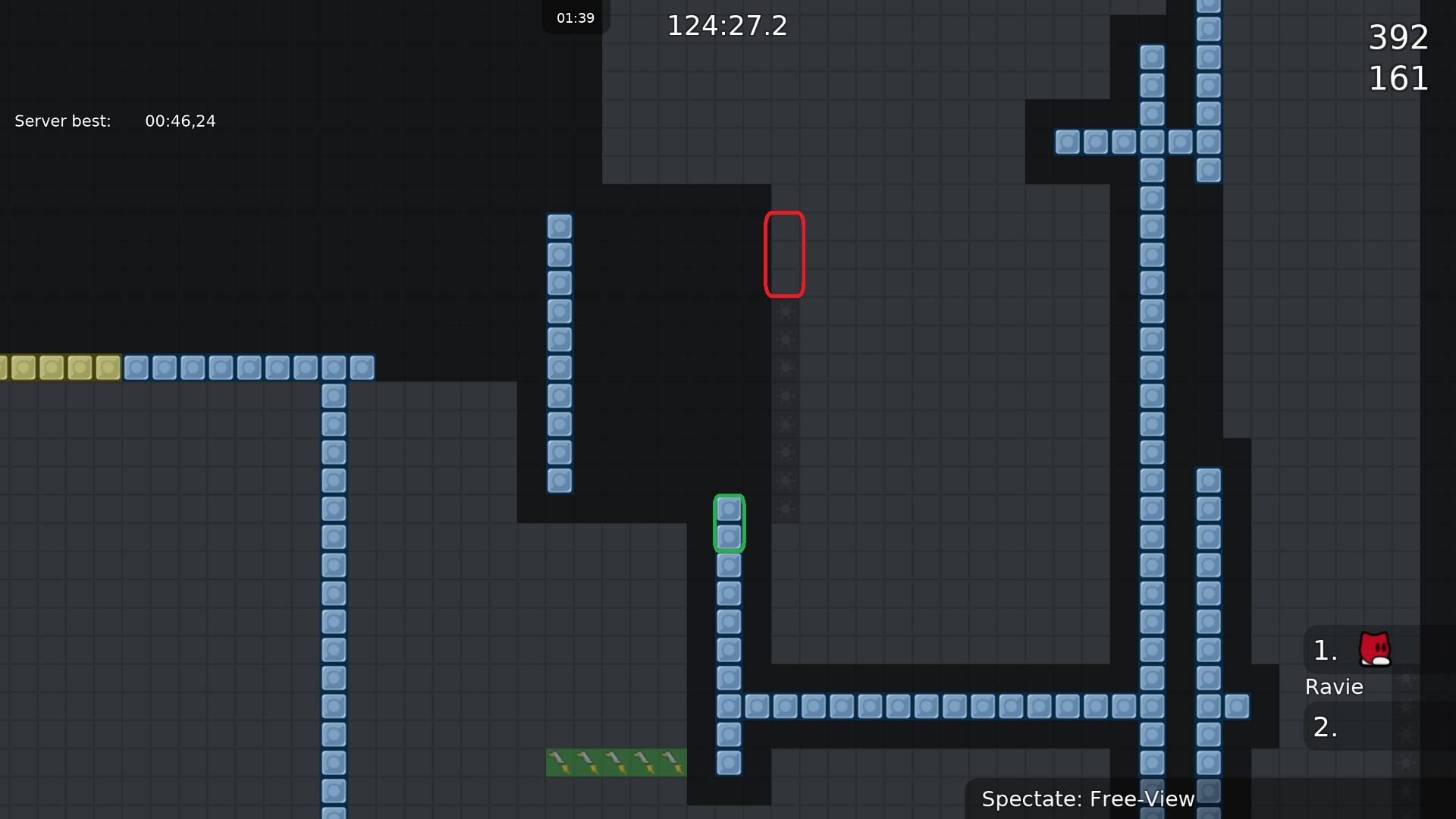 Red: Add unfreeze; Green: Remove unhookable