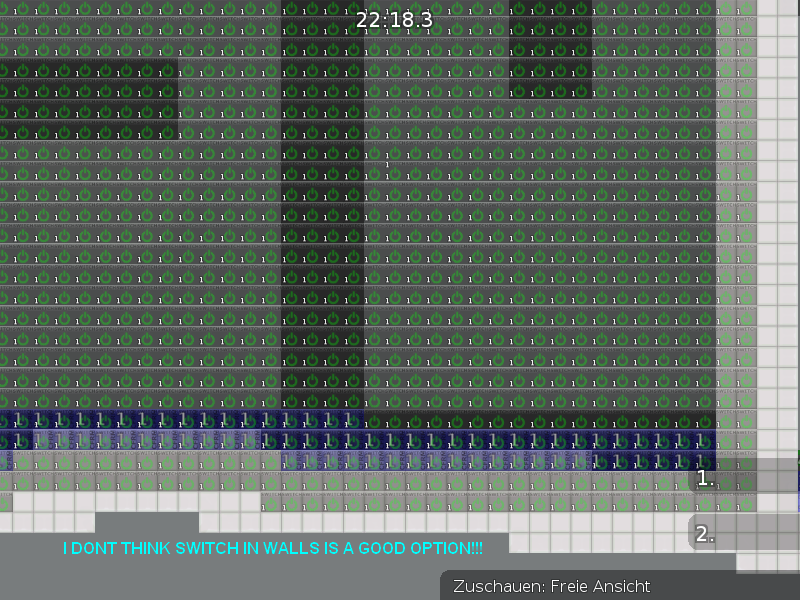 switch in wall, tele in wall and im in wall