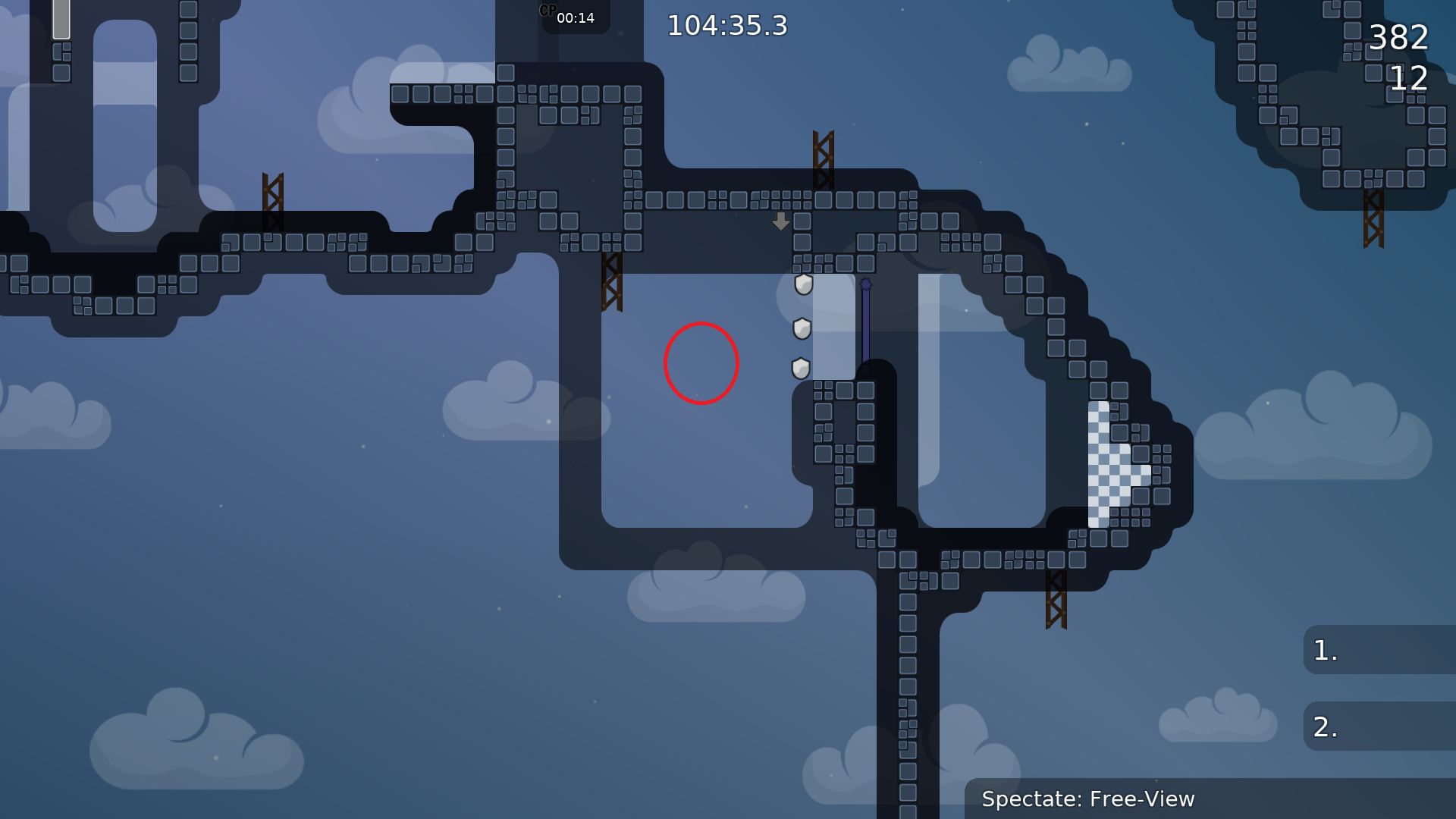 Add an entities off sign here