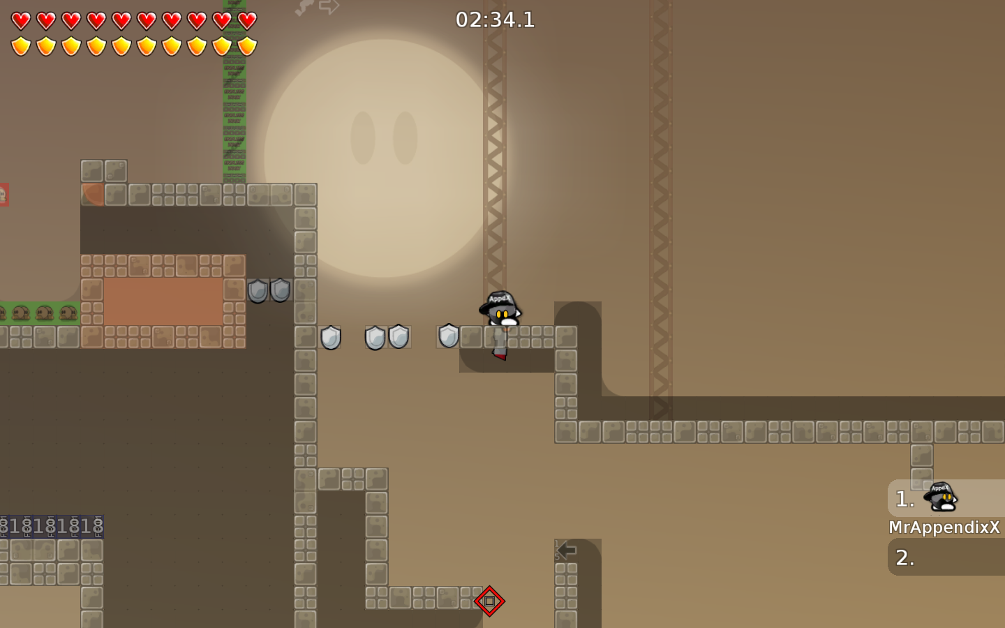 Relocate shields one tile lower