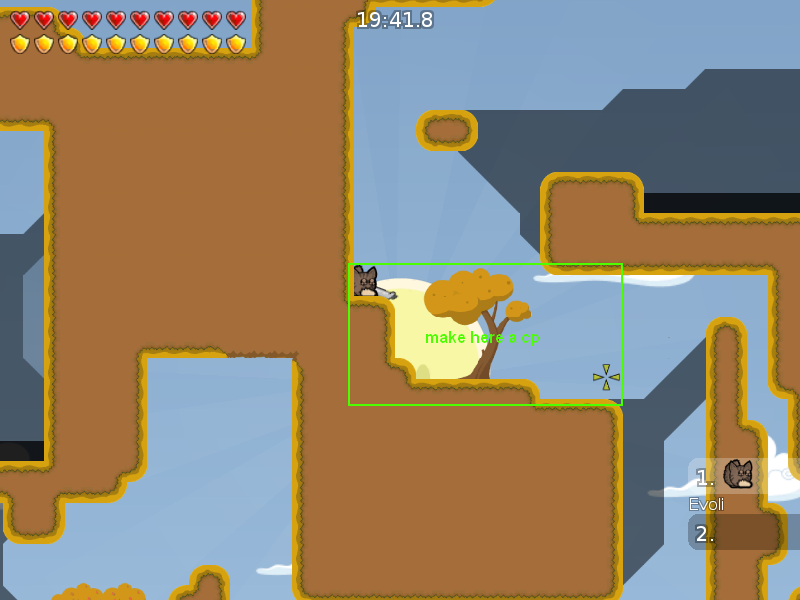 5.you should make here a cp because if i take speed and pressed d i would fall into this hole and has to do a part again &gt;.&lt; (needed)