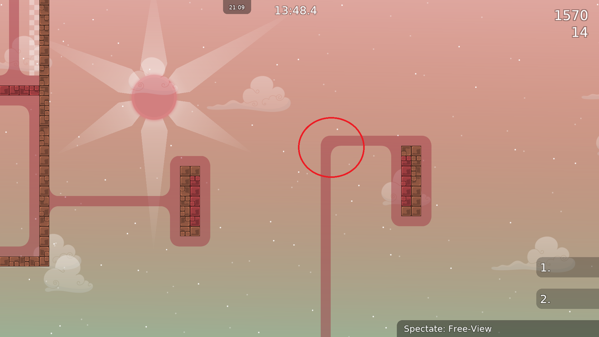 This freeze makes the part a bit too hard/annoying, you shouldn't need to do the swing perfectly