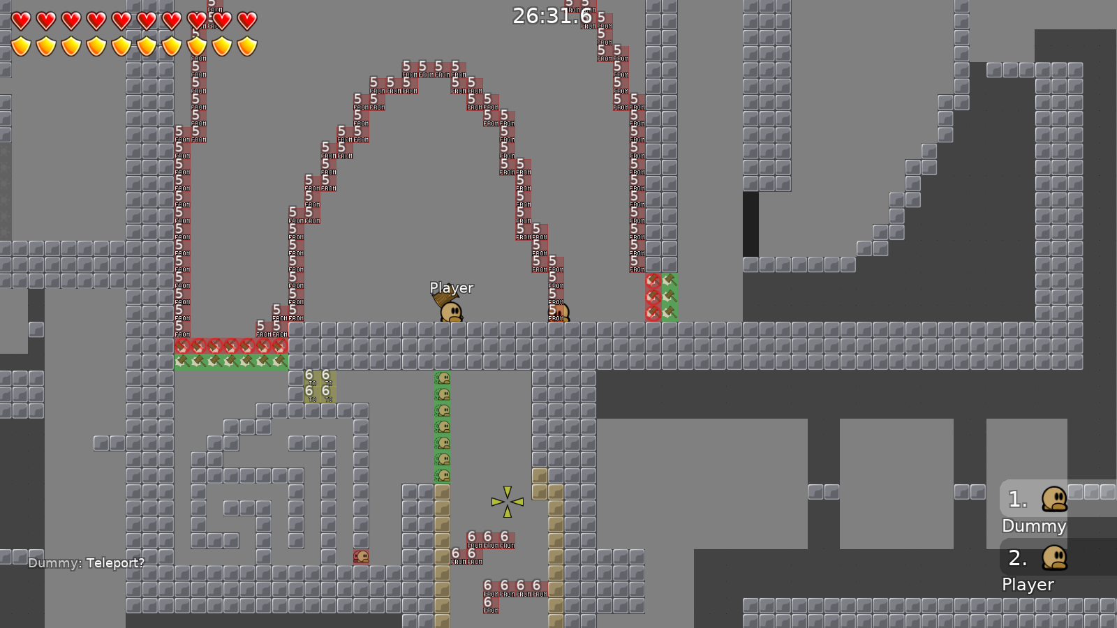 teleport does nothing