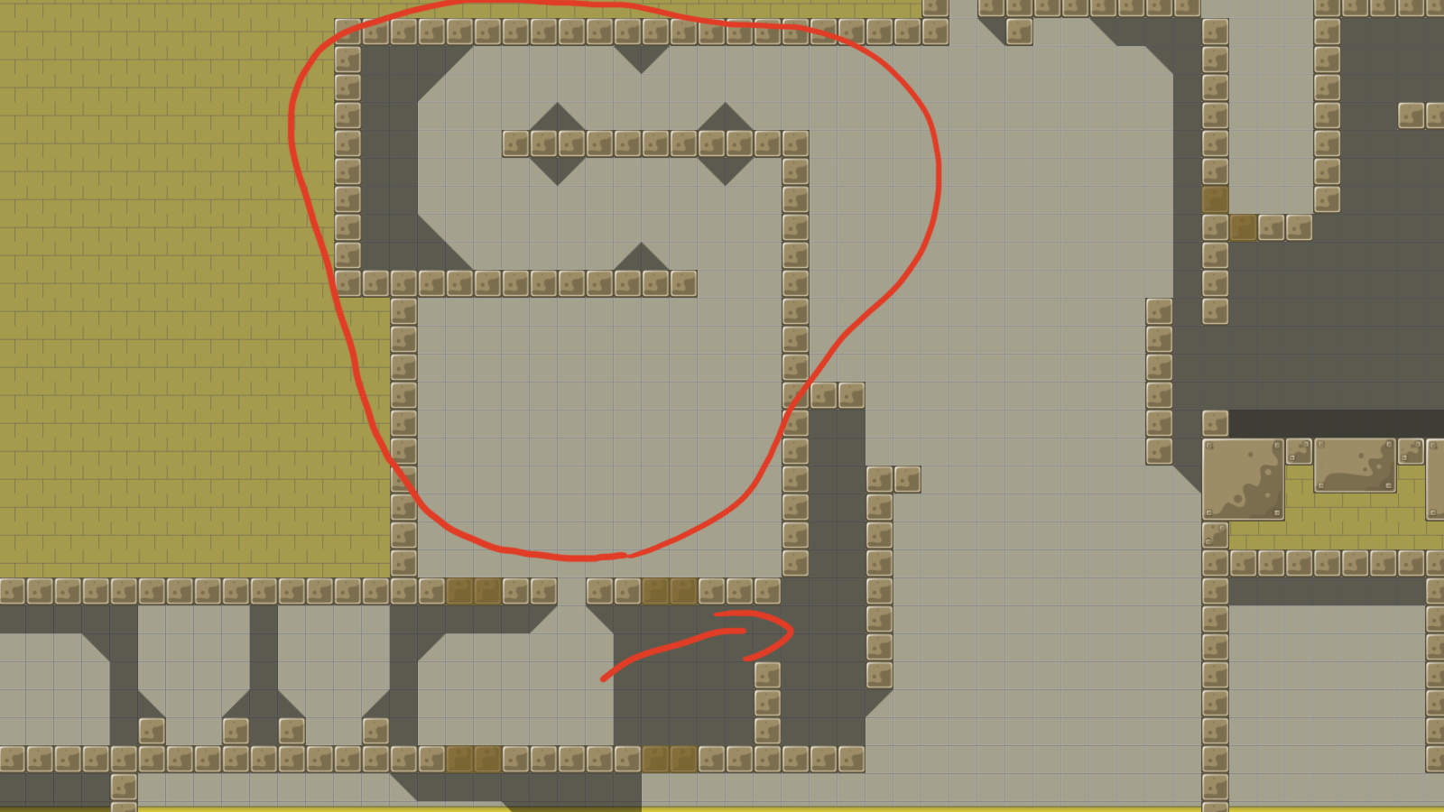 marked part is useless since your partner can hook you from the right