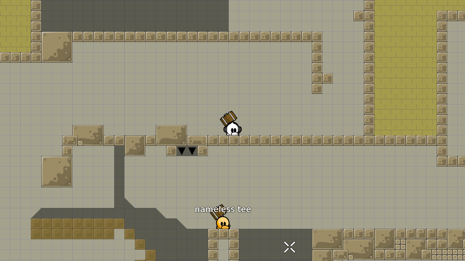 you use those arrows sometimes to show the direction and sometimes to mark stopper, idk but maybe you should use different signs for those two things