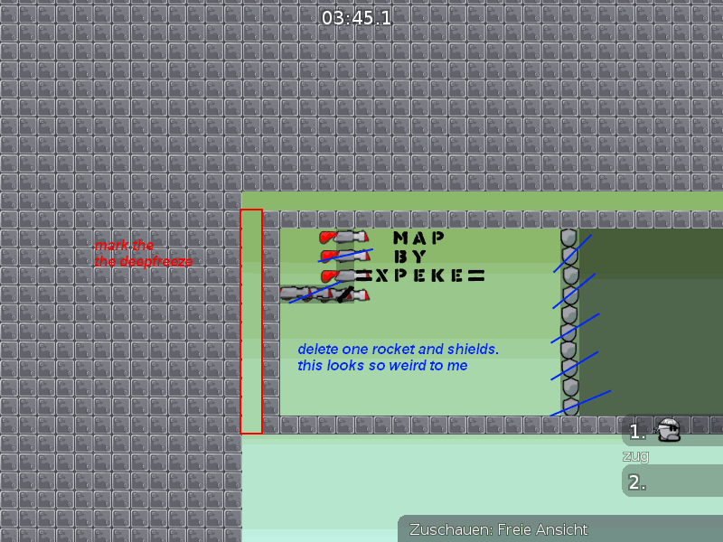 dont spam the shields and the rockets it looks very weird to the players