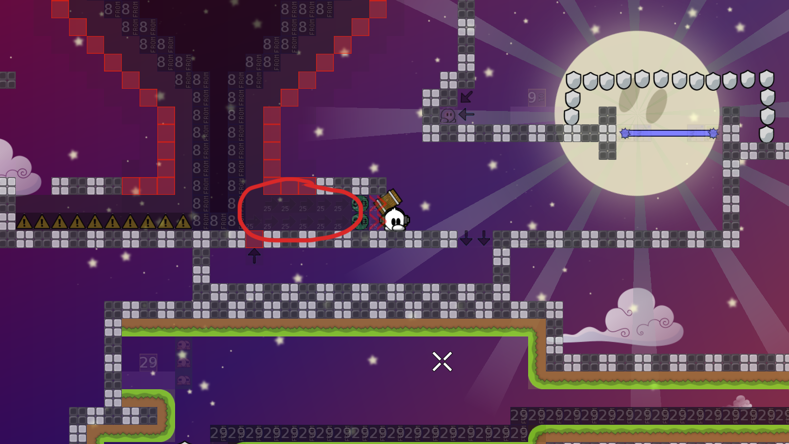 mark arrows or remove them (prefer that)