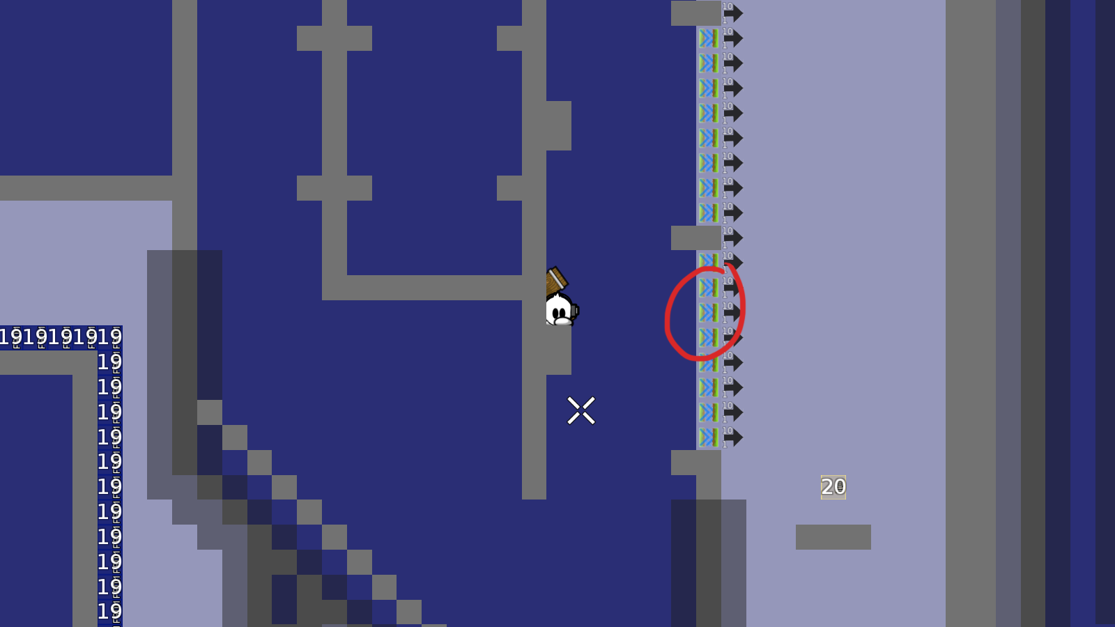 there are other entites for that, do not overlay two &lt;&lt; and &gt;&gt; but use &lt;&gt; instead (just look at the mapping section, Saavik explained all enitities in a thread there)