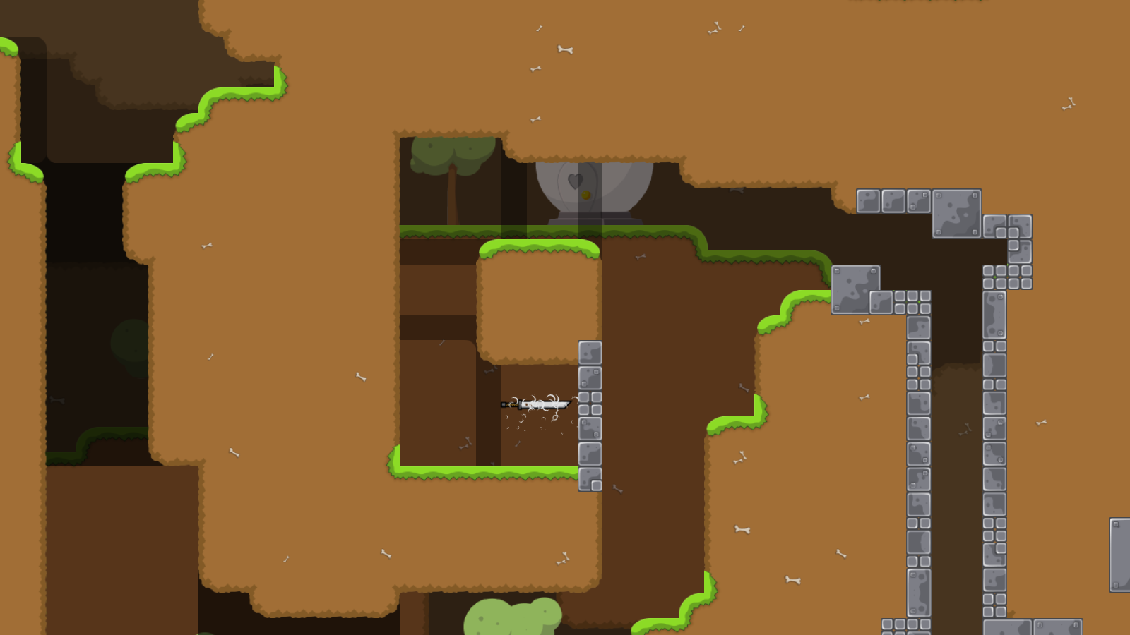 those lines do look like unfreeze but they are stoppers, maybe you find another marker for that? (you do not have to change that!)