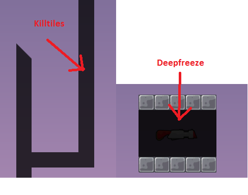 maybe you should change the skin for the killtiles