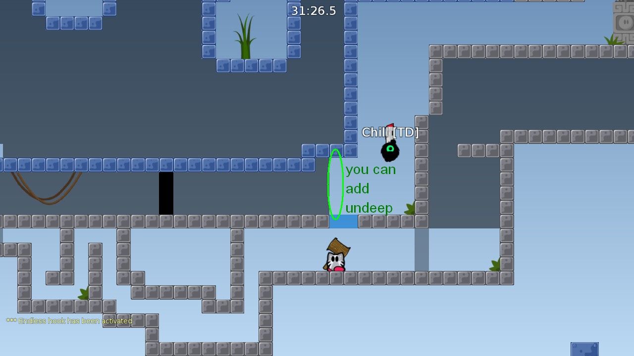 9. If you add rocket after finish line, you can go back. It's fun. With undeep here you can make 1 part more.