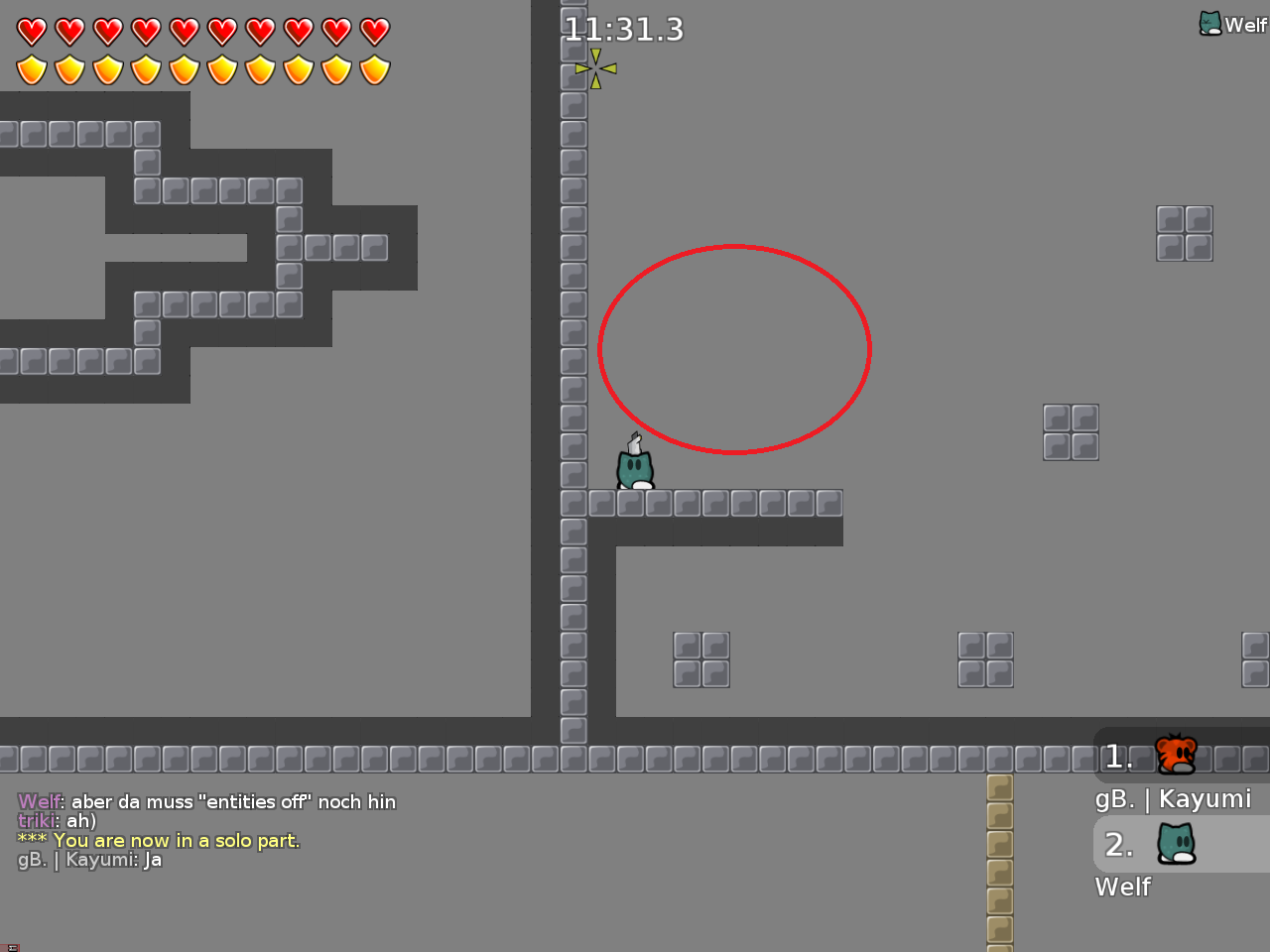 add &quot;entities off&quot; sign