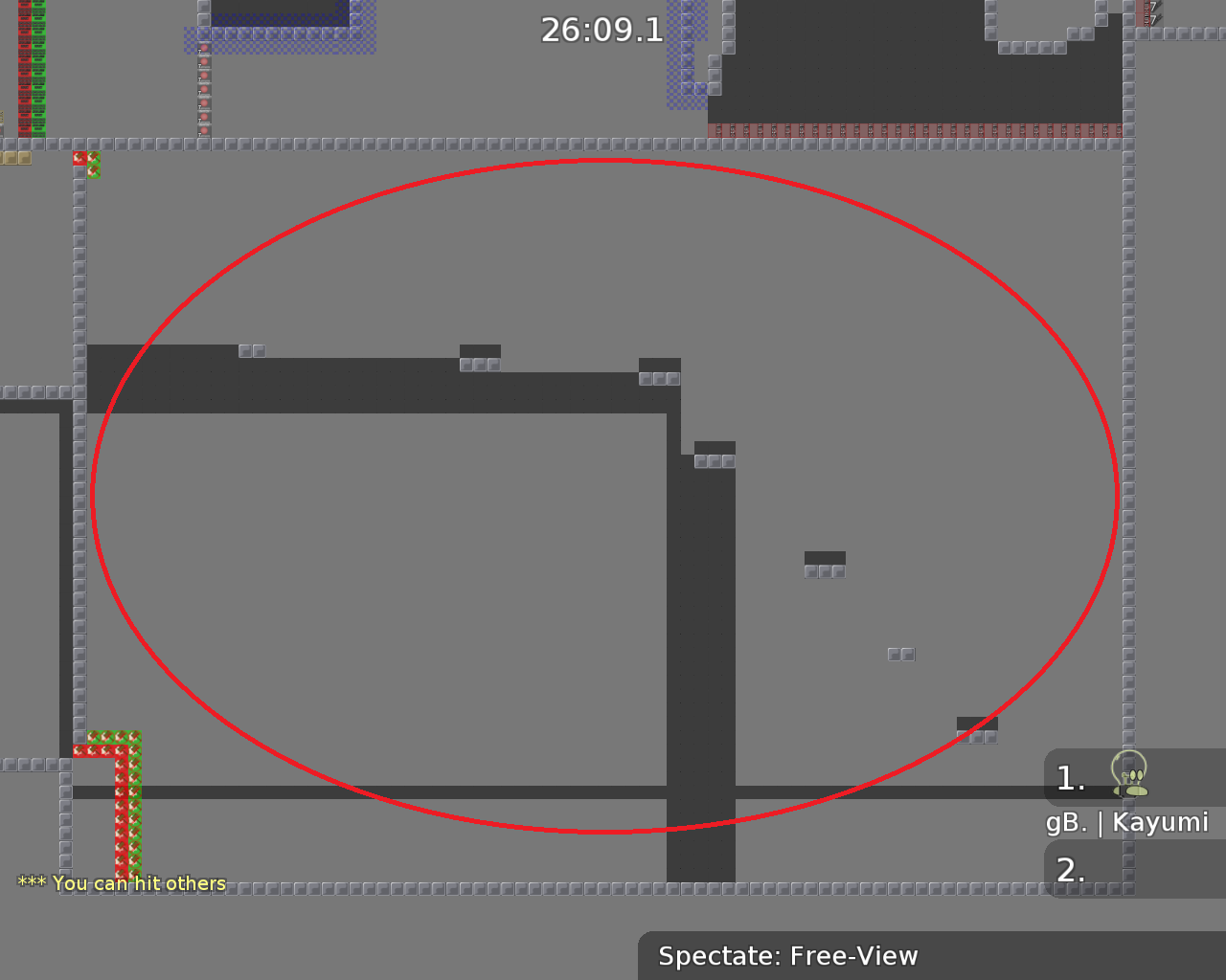 this part is imo too hard without laser, 2 options: 1. only deactivate 1 weapon (with switch you can deactivate only 1 weapon) 2. make the part smaller so hf is much harder (and an alternative way)